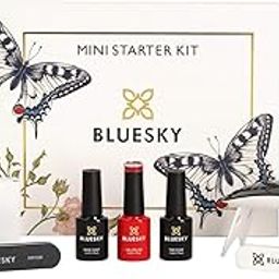 Bluesky Gel Nail Kit With Mini UV LED Lamp, D160 Pillar Box Red Gel Polish, Base and Top Coat Set, Nail File, Buffer, Cleanser Wipes-image-32