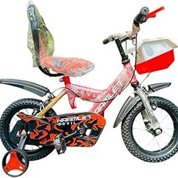 CLIFF CROXS Steel Frame 12Inch Kids Road Cycle for Boys & Girls 2-4 Yrs with Balance Wheel & Back Rest Seat/Water Bottle | Rigid Fork (90% Assembled) (12T-Red)-image-76