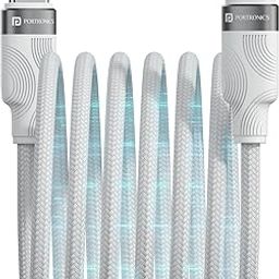 Portronics Snaplink CL 27W Type C to 8 Pin Magnetic Coiled Cable, Strong Nylon Braided, Aluminum Alloy Material, Fast Data Sync, Type C Fast Charging Compatible With iPhone,iPad & Other 8 Pin Device-13
