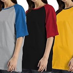 Women's Cotton Maternity Round Neck Half Sleeve Loose|Baggy Fit Oversized Maternity|Pregnancy T-Shirt for Pregnant Women L74 Product code ( Size , colour )-image-85
