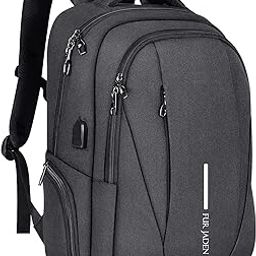 FUR JADEN Travel Laptop Backpack, Business Backpacks with USB Charging Port, Water Resistant College School Computer Bag for Men & Women Fits Under 15.6 inch Laptop and Notebook-31