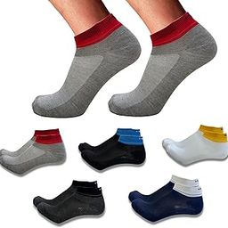 EcoSync Polyester Socks (Grey/Black/White/Anthra/Navy, Pack of 5) – Soft, Durable, Moisture-Wicking & Breathable for Men and Women, Ideal for Casual Wear, Sports, and All-Day Comfort-7