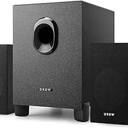 OROROW 2.1 USB-Powered Desktop Speakers with Subwoofer,16W Laptop &Computer Speaker Great for Music, Movies, Multimedia Pcs, Player, Laptops and Gaming Systems-67