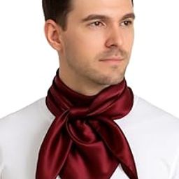 silk scarf for women for neck scarf, fashion scarves size of 35/35 Inches, hair scarves wraps headscarf with 1 scrunches for women hairstyle-image-94