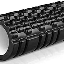 Trishaan Foam Roller - High Density Exercise Roller for Deep Tissue Muscle Massage, Muscle and Back Roller for Fitness, Physical Therapy, Yoga and Pilates, Gym Equipment-Multicolor-image-44