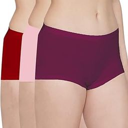 Mid Rise Boyshorts Panties Pack of 3 | Panties for Women Combo Pack-image-37
