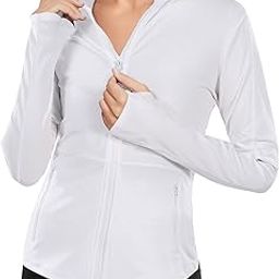 Women's Workout Yoga Jacket Full Zip Running Track Jacket-image-1