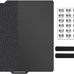 JUUPINE Soft PEI Textured PEI Building Plate with Mixed QR Code and Anti Scald Rubber Pad for Bambu Lab X1/X1C/X1E/P1P/P1S/A1 3D Printers Steel Bed Plate-image-61