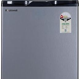 ROCKWELL L 48Mini Fridge with Direct Cool Technology, Single Door Refrigerator Ideal for Bedroom, Small Spaces, Hostels, and Offices, Silver-image-64