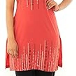 Women's Cotton Printed Round Neck Short Sleeve Long Length Night Suit Set | Pajama Set | Night Dress for Women-image-15