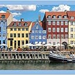 Frank Nyhavn, Copenhagen Panorama 500 Piece Jigsaw Puzzle for Adults & Kids Above 10 Years | Realistic Illustrations - Fun & Challenging Puzzle Games for Focus & Stress Relief - Gifts for Teenagers-image-123