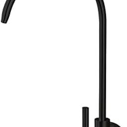 Midhan RO Water Tap Faucet 304 Stainless Steel Kitchen Sink Faucet Tap 360° Rotatable RO Drinking Water Filter (Wall Mounted, Black)-32