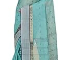 Handwoven Solid Cotton Saree|Tant Saree-image-38