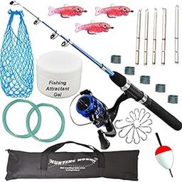 AUF® Fishing Spinning Rod,Reel,Accessories Complete Kit (Beginners kit)-picture-18