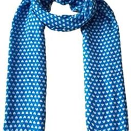 100% Pure Viscose Printed Blue Scarf/Stole for Women (VISHRTBLU0717)-image-18