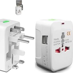 rts 224+ Countries Supported 2024 Universal Travel Adapter Plug Travel Adapter International All in One Worldwide Universal Travel Adapters Compatible with Smart Phone, Laptop, Mobile, Camera, Tablet-29