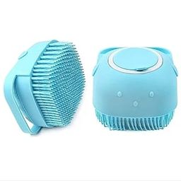 Silicone Body Scrubber Massage Bath Brush Shower Sponge Liquid Soap Dispenser Soft Bath Brush Body Scrubber for Children Women Men Tactile hypersensitivity Reusable Loofah (Multicolor)-picture-13