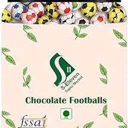 S Eleven Super Market Foil-Wrapped Chocolate Footballs Ideal for Party,Celebrations,Birthdays Bars 500 gm-image-65