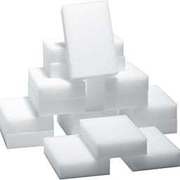 100 Pack Magic Sponge Eraser, Melamine Sponges Foam Pads in Bulk, Multi-Functional Household Cleaning for Kitchen, Furniture, Bathtub, Bathroom, Wall Cleaner, Shoes-image-31