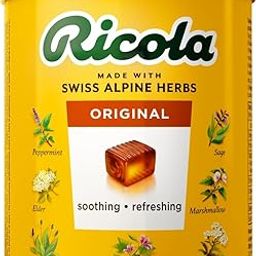 Ricola Suga Free Original Herb Candy | Made with Swiss Alpine Hebs | Ricola Candy | Swiss Herb Lozenges Drops (250g Tin)-15