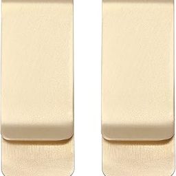 Stainless Steel Metal Money Clips for Men, SpecialShaped Mini Wallets, Hold Credit Cards and Cash, Resistant to Dirt and Scratches, Easy to Carry (Gold)-image-73