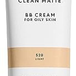 COVERGIRL Clean Matte BB Cream Light 520 For Oily Skin, 1 oz-39