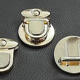 Tia Clasp, Fasteners for Purse, Bags, Clothes and DIY Works- Gold, 30mm-10Pcs-image-52