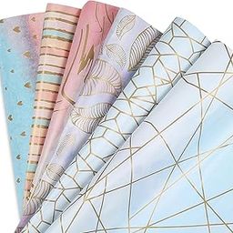 OFIXO Premium Design | Gift Wrapping Paper Sheets | Gift Wrap Roll for Packing, Birthday, Anniversary, Mix, Pack of 6 (Multicolor)-image-10