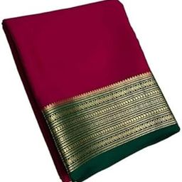 Women's Mysore Silk Saree Premium Handloom Saree with Traditional Zari Work, Elegant & Rich Fabric for Wedding, Festival & Special Occasions-image-6