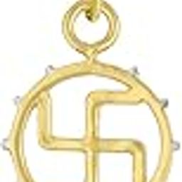 18K Gold Rakhi Cum Pendant for Brother | Yellow Gold Rakhi Bracelet for Men and Boys 18kt | Rakshabandhan Gift-image-1