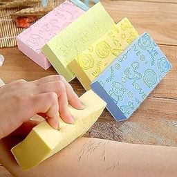 TARTAMYA Ultra Soft Exfoliating Bath Sponge, Dead Skin Remover, Japanese Spa-Style Body and Face Scrubber, Pack of 1-image-83