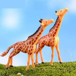 Miniature Giraffe for Fairy Garden/Landscaping/Tray Gardening/Terrariums - Set of 2pcs-image-28