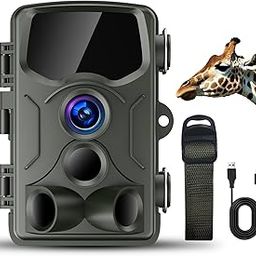 ArzzuNiu Trail Camera Night-Vision Motion Activated - 4K 32MP Game Camera 0.2s Trigger Time Motion Activated Gaming Cameras,105° Wide-Angle 850nm Infrared LEDs for Wildlife Monitoring-image-29