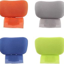 UJEAVETTE Office Chair Adjustable Headrest Lift Chair Head Pillow for Dorm Room Office Orange-image-80