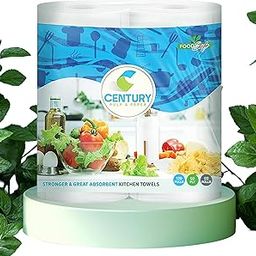 Century 2 Ply 100% Virgin Pulp Kitchen Towel Roll 2 in 1-60 Pulls Per Roll-image-10