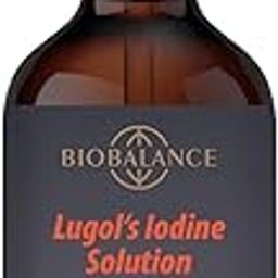 Bio Balance Lugol's Iodine 5% Solution 2 fl.oz., Extra Pure Grade, 6.25mg Iodine Per Drop, Heavy Metals Free, Preservative Free, Glass Dropper Bottle, 60ml-13