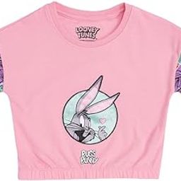 Pantaloons Junior Girl's Cartoon Regular Fit T-Shirt-image-82