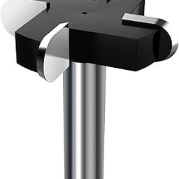 CNC Spoilboard Surfacing Router Bit, Round Bottom Milling Flat Bit - 2" Cut Diameter 1/2" Cut Height Slotting Grooving Woodworking Tool-image-56