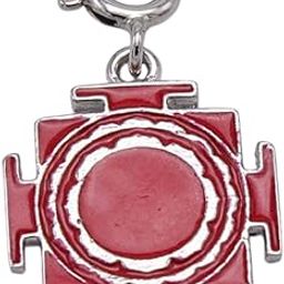 925 Sterling Silver Red Laxmi Ji Yantra Charm For Girls and Women-40