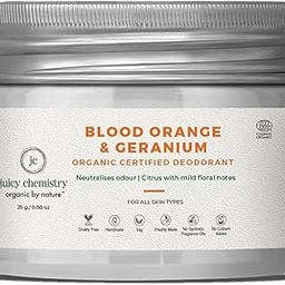 Juicy Chemistry Organic Deodorant Jar, 25g | Underarm Roll On Deo for Women & Men | Brightening Deo & Body Perfume | Reduces Pigmentation | Long-Lasting Citrus Fragrance | Safe for Sensitive Skin-image-97