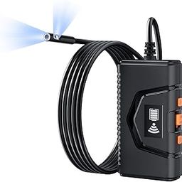 EFUTONPRO Dual Lens Endoscope Camera with Light, 1080P HD Wireless Borescope, 5.5mm IP67 Waterproof Black Inspection Camera for iOS Android Phone-18