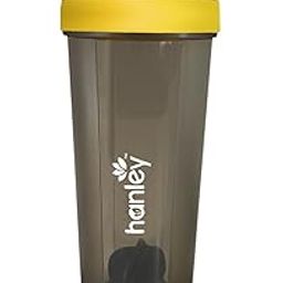 Hanley Plastic Shaker Bottle for Gym (Yellow Cap) 700ml-image-8