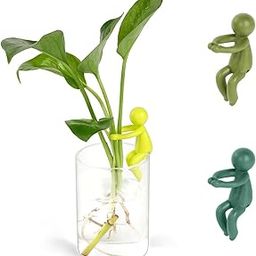 HASTHIP® Cartoon Garden Plant Support - Creative Hydroponics Plant Holder - Plastic Climber Support for Plants - Garden Plant Propagation Decoration Items for Glass Growing Cup & Glass Tube (3Pcs)-picture-16