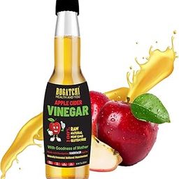 BOGATCHI Apple Cider Vinegar with Mother Vinegar | Raw, Unfiltered, Unpasteurized | Made with Strand of Mother, Contains Natural Proteins, Vitamins and Good Bacteria, 500ml, Free Measuring Spoon-74