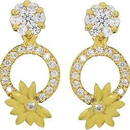 22KT Yellow Gold Drop Earrings for Women-image-85