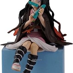 Offo Anime: Demon Slayer Nezuko Kamado Action Figure|Polyvinyl Chloride Lightweight Attractive Durable Toy Figures For Home Decors Office Desk And Study Table,Multicolor,15 X 10 cm-27