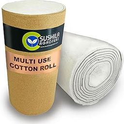 Absorbent Cotton Wool Roll 500gm Used for Makeup Remover face Cleansing Multipurpose use and Succulent & Cactus Potting Mixture-3Kg or Soil Mix for Plants. Ready to Use-image-75