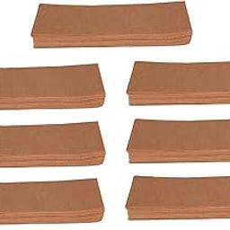 Fashion Store Waxing Strips for Face, Legs, Underarms, Facial Eyebrow, Hair Removal Plain Disposable Large WaxStrips Easy & Safe Wax Strips Paper Hair Removal for Men and Women (140), BROWN, (FS-ALL)-image-63