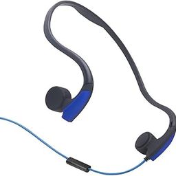 Bone Conduction Headphones with Microphone Stereo Open-Ear Sport Headphone with Noise Reduction Microphone (Blue)-26