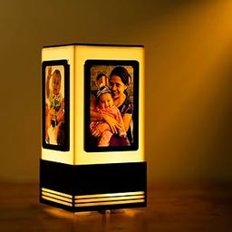 ZOCI VOCI Golden Hues – A lamp of Inspiration Best Anniversery Gift for Husband, Wife | Unique Home Decor LED Table Lamp (Photo insertions)-16